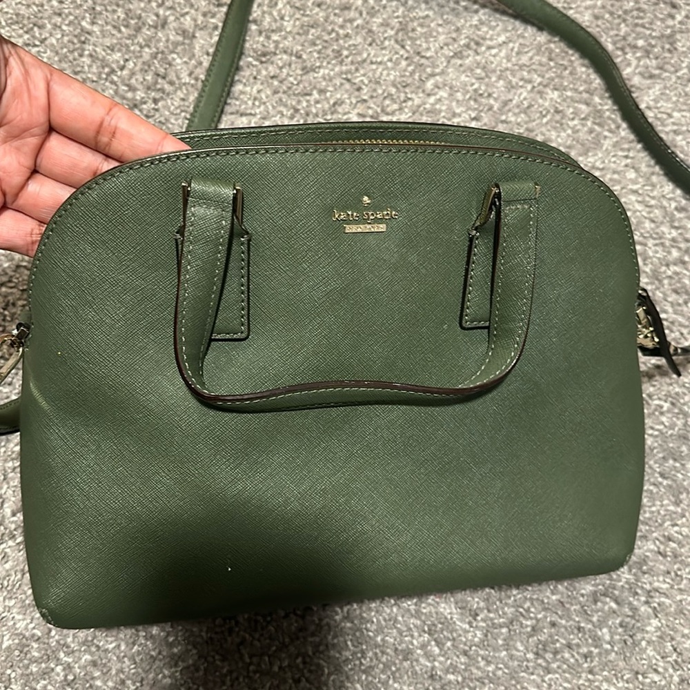 Kate Spade Dome Satchel (green) GREAT CONDITION